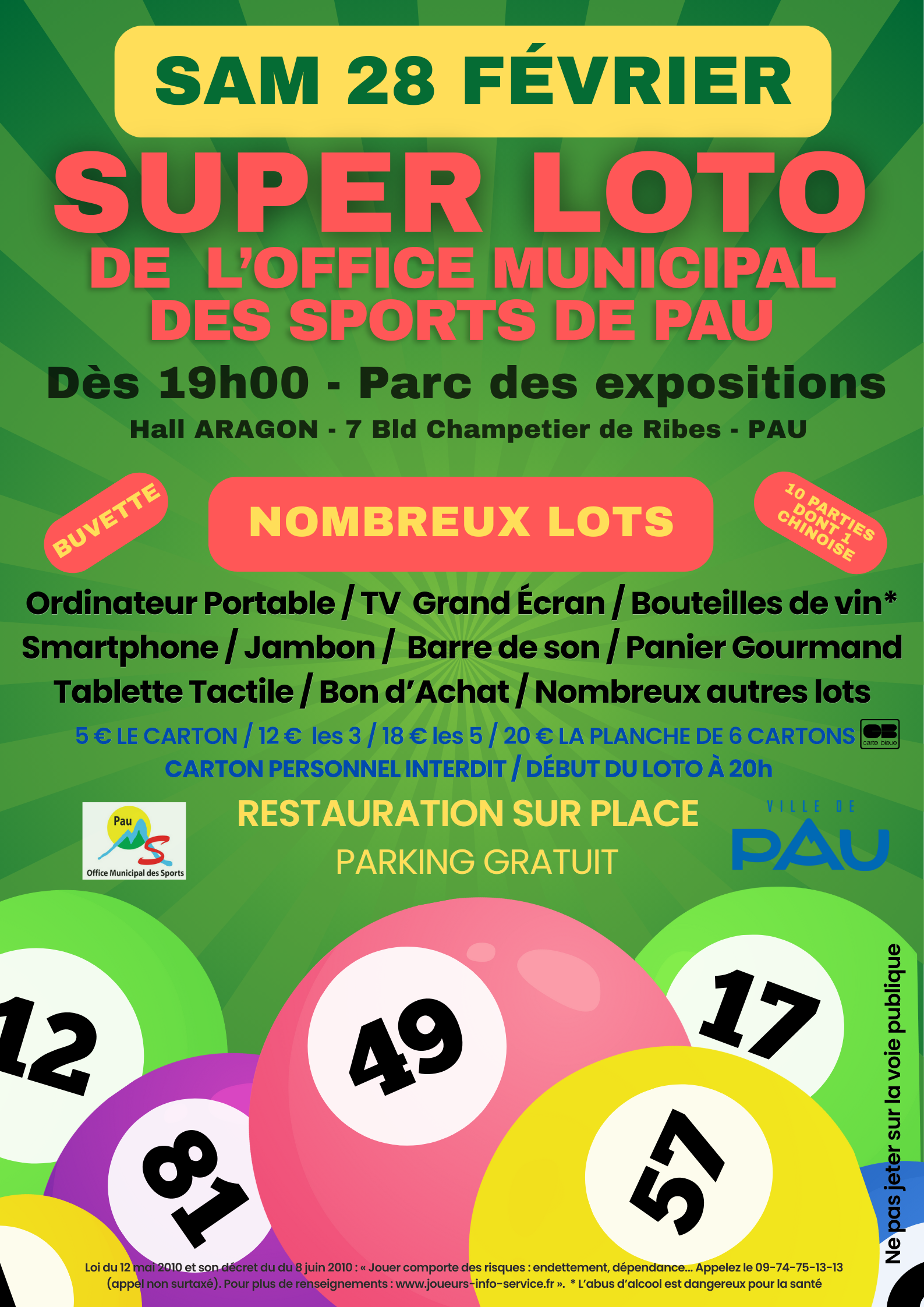 SUPER LOTO DE L’OMS DE PAU