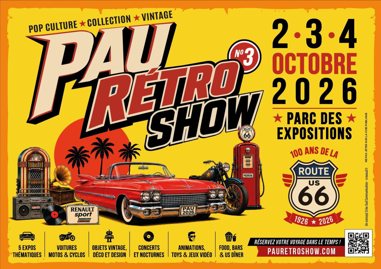 PAU RÉTRO SHOW 2026 : ON PASSE LA TROISIÈME !