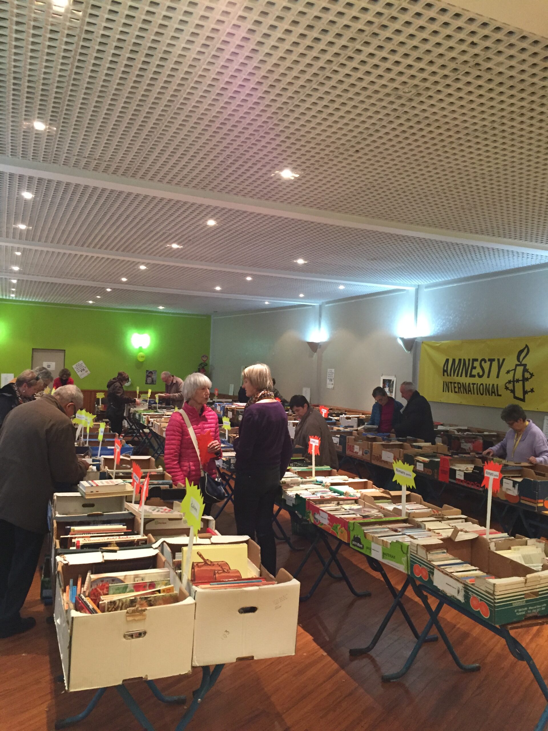 Foire aux livres AMNESTY iNTERNATIONAL
